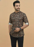 Men Thread Work Multi color Kurta
