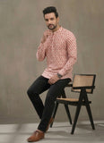 Men Geometric Thread Work Handloom Kurta