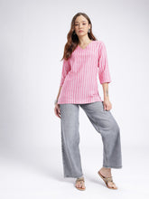 Women Striped Cotton Top
