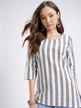 Women Striped Cotton Top