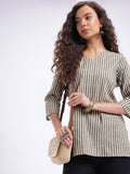 Women Striped Cotton Top