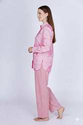 Women Printed Cord Set Light Pink-2026