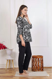 Women Floral Print Cotton Top