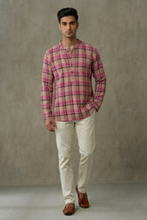 Men Multi Color Kurta