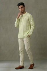 Men Yellow Kurta