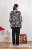 Women Floral Print Cotton Top