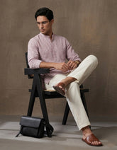 Men's Purple Kurta