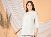 Women Gray Lining Top T-07