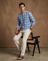 Men's Blue Kurta