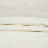 Beige Black Texture Cotton Handloom Fabric