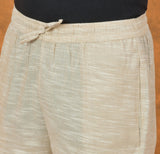 Beige-Solid-Cotton-Handloom-Men-Pant