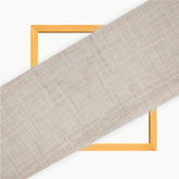 Beige White Texture Cotton Handloom Fabric