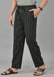 Black-Cotton-Handloom-Stripe-Men-Pant