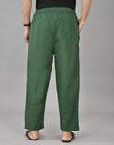 Bottle-Green-Solid-Cotton-Handloom-Men-Pant