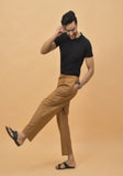 Brown-Solid-Cotton-Handloom-Men-Pant