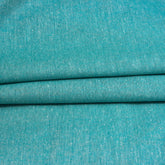 Cyan Solid Cotton Handloom Fabric