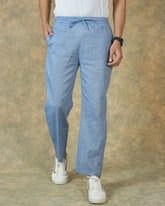 Denim-Solid-Cotton-Handloom-Men-Pant