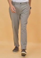 Gray-Cotton-Regular-Trouser