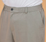 Gray-Cotton-Regular-Trouser