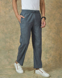 Gray-Solid-Cotton-Handloom-Men-Pant