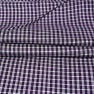 Gray White Small Checks Cotton Handloom Fabric