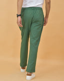 Green-Cotton-Regular-Trouser
