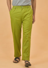 Moss-Green-Cotton-Regular-Trouser