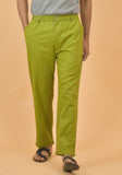 Moss-Green-Cotton-Regular-Trouser