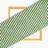 Olive Green Green Stripe Cotton Handloom Fabric