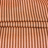 Orange Brown Stripe Cotton Handloom Fabric