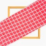 Pink White Checks Cotton Handloom Fabric
