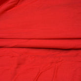 Red Solid Rayon Fabric