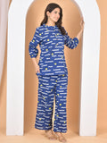 Women Blue Printed Cod Set CS-2017