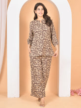 Women Brown printed cod set CS-2021
