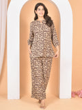 Women Brown printed cod set CS-2021