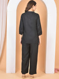 Women Black Plain cod set CS-2022