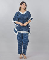 PLUS SIZE KAFTAN CORD SET IN COTTON