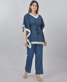 PLUS SIZE KAFTAN CORD SET IN COTTON