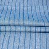Sky Blue Blue Stripe Cotton Handloom Fabric
