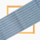 Sky Blue Blue Stripe Cotton Handloom Fabric
