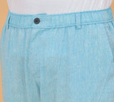 Sky-Blue-Handloom-Cotton-Regular-Trouser