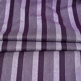 White Purple Stripe Cotton Handloom Fabric