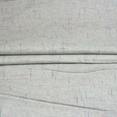 White Red Texture Cotton Handloom Fabric