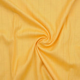 Yellow Stripe Handloom Cotton Fabric