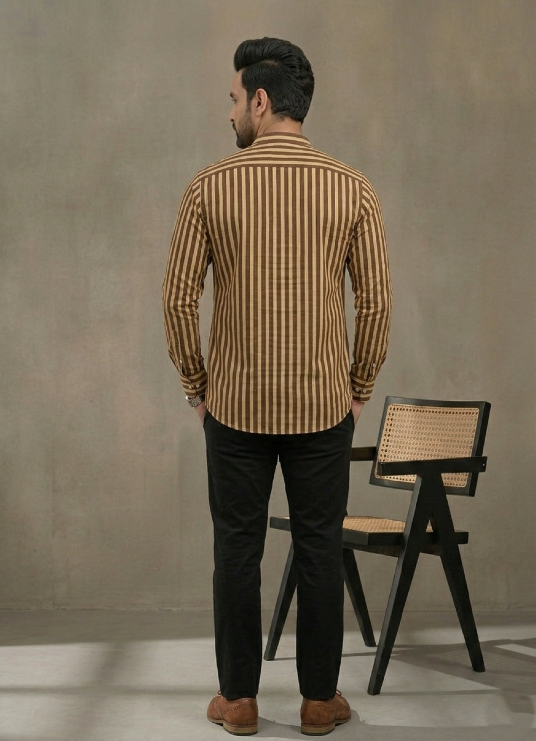 Men Thread Work Handloom Pathani Kurta
