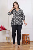 Women Floral Print Cotton Top