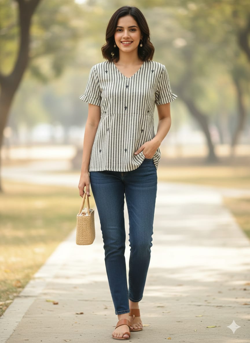 WOMEN STYLES TOP BEIGE
