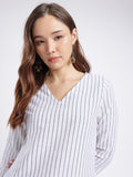 Women Striped Cotton Top