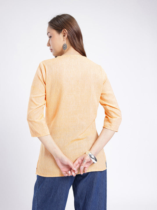 women Cotton Top Peach color