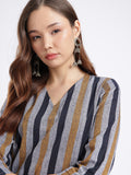 Women Striped Cotton Top